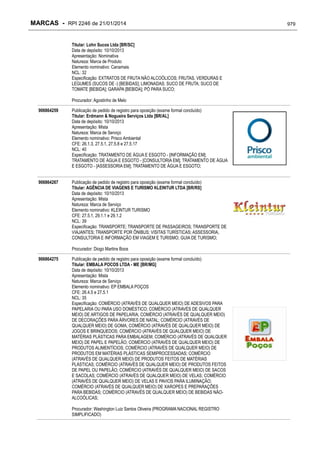 RPI - Marcas 2246 "Vervs Consultoria" 