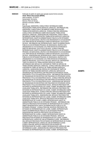 RPI - Marcas 2246 "Vervs Consultoria" 