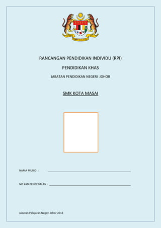 Borang Rpi BORANG RPI | PDF
