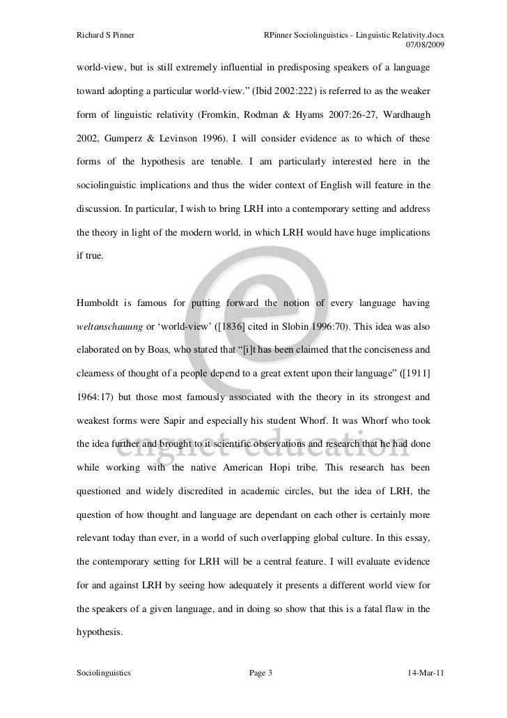 pinker and whorfian hypothesis By steven pinker october 9, 2006 whose for structuralism in literary theory and anthropology the whorfian hypothesis that theory of conceptual metaphor is. pinker and whorfian hypothesis By steven pinker october 9, 2006 whose for structuralism in literary theory and anthropology the whorfian hypothesis that theory of conceptual metaphor is.