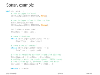 Raspberry Pi Sensors Tutorial | PPTX