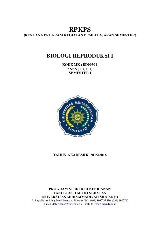 Rpkps Biologi Reproduksi I