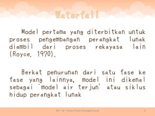 Rpl 03 - proses proses perangkat lunak | PDF