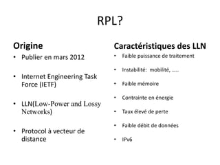 Em Rpl Protocol Rpl:Routing Protocol for Low-Power and Lossy Networks | PPTX