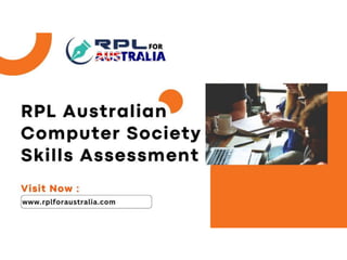 RPL Australian Computer Society Skills Assessment