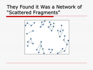 They Found it Was a Network of
“Scattered Fragments”
 