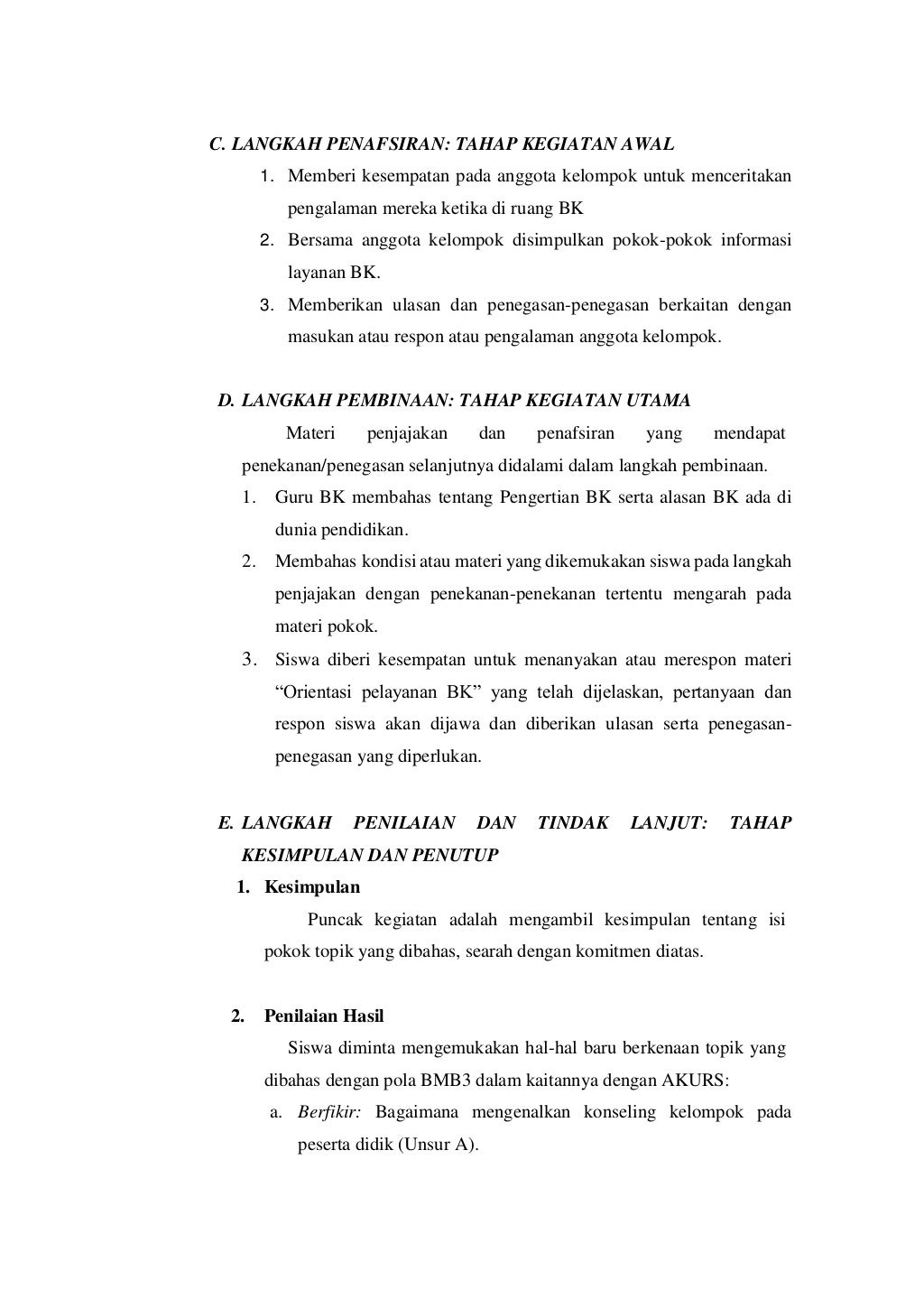 CONTOH RPL K13 KONSELING KELOMPOK