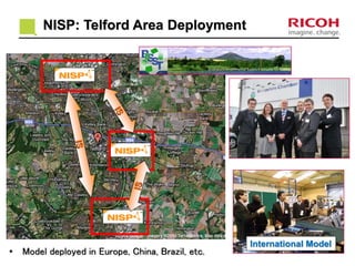 • Model deployed in Europe, China, Brazil, etc.
NISP: Telford Area Deployment
International Model
 