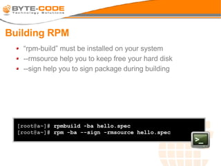 RPM: Speed up your deploy | ODP