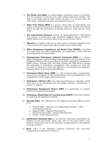 Policies and Guidelines on the Implementation of Results-Based ...