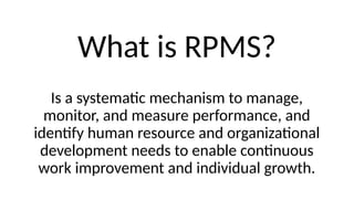 School Learning Action Cell (RPMS Roll-Out.pptx ) | PPTX