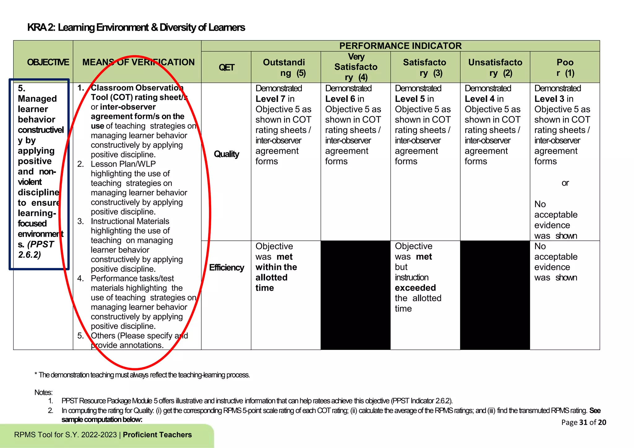 RPMS Tool for Proficient Teachers SY 2022-2023 2.pptx