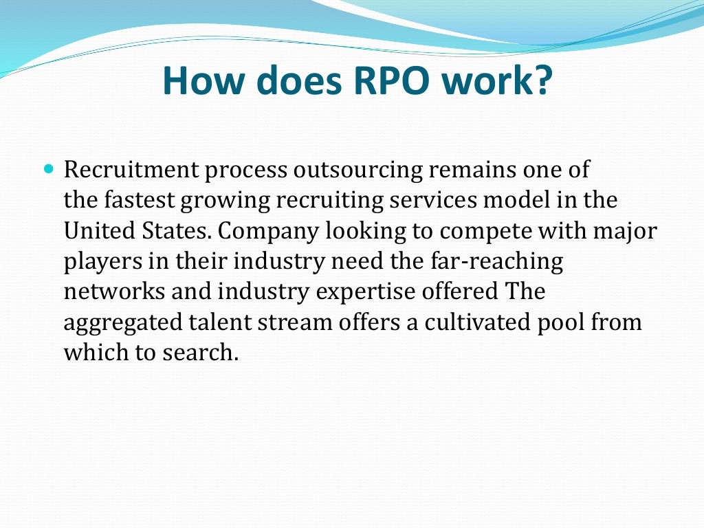 Recruitment Process Outsourcing