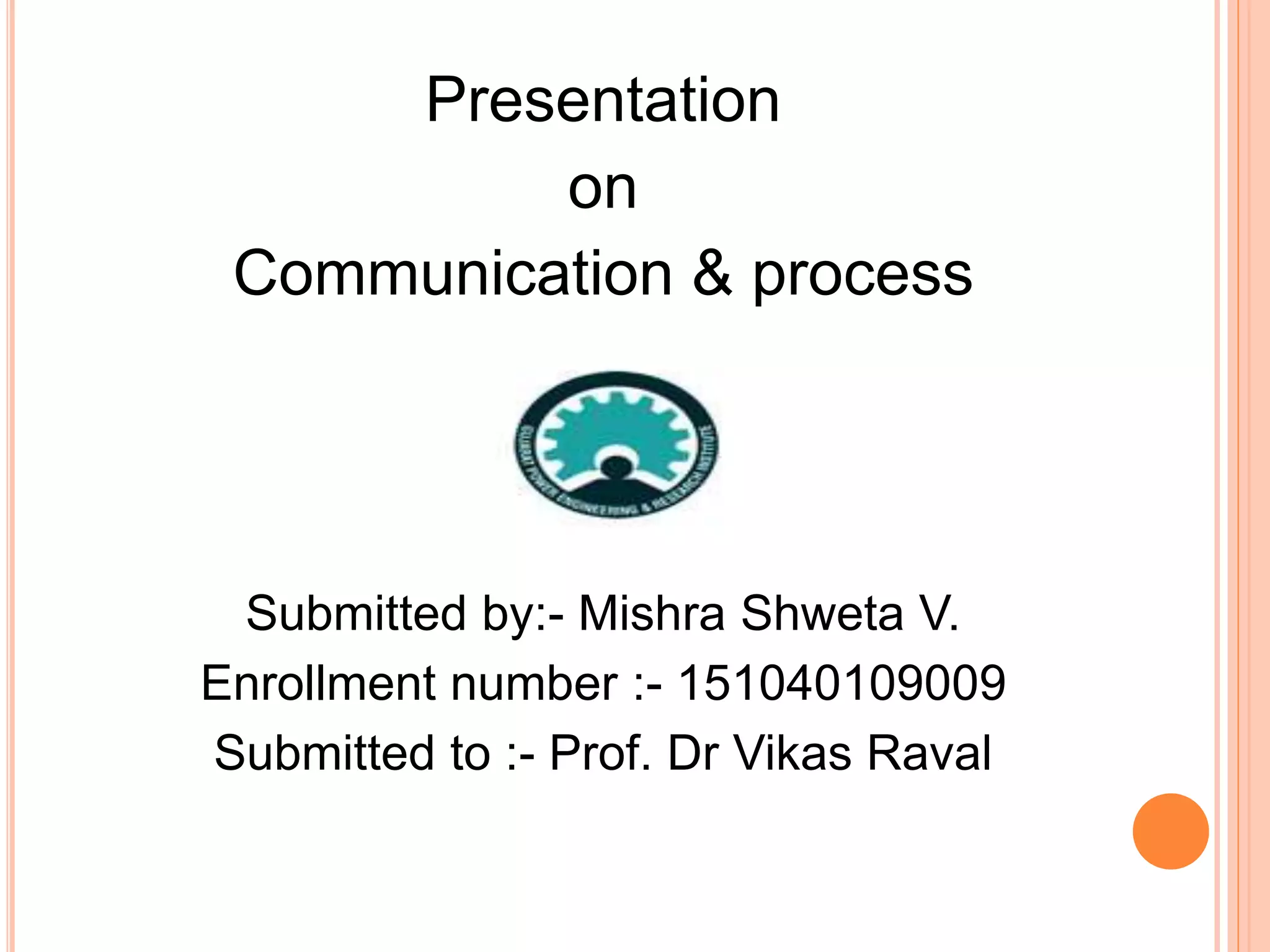 Process of communication | PPT