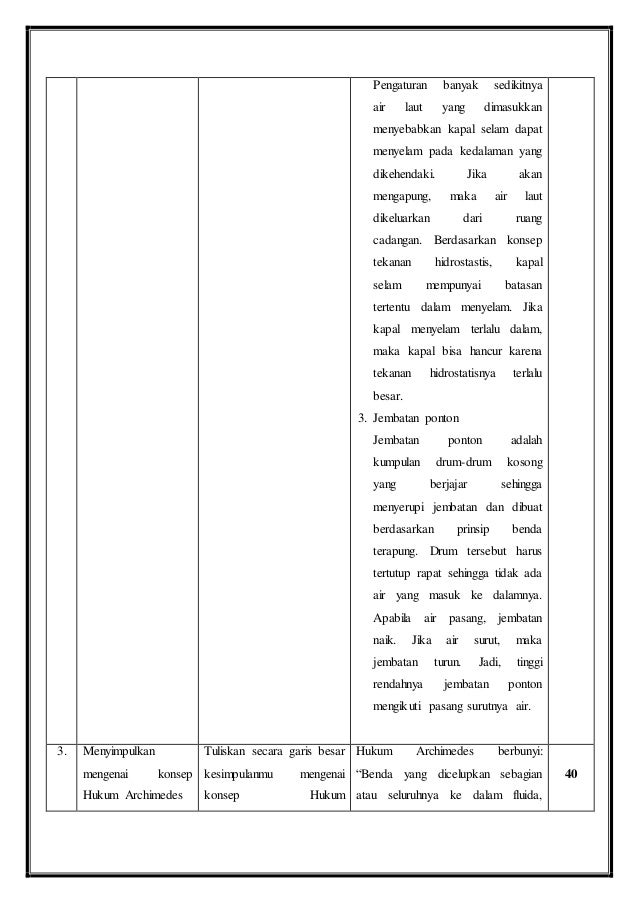 RPP HUKUM ARCHIMEDES