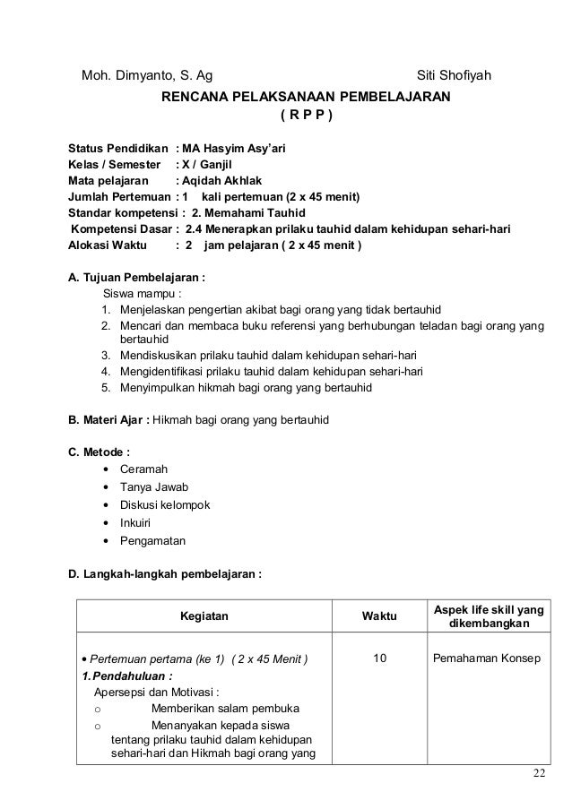 104 Contoh Soal Akidah Akhlak Isian Singkatkelas 4