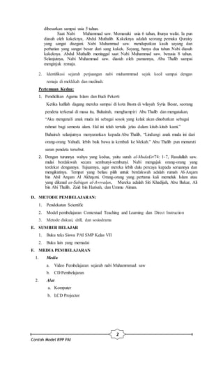 Ata Muhammad Rpp Rpp bab nabi Muhammad | DOCX