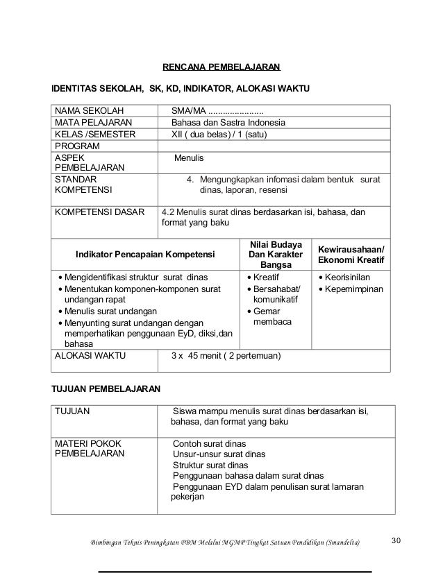 Rpp bahasa-indonesia-kelas-xii-semester-1 smk n 1 patrol
