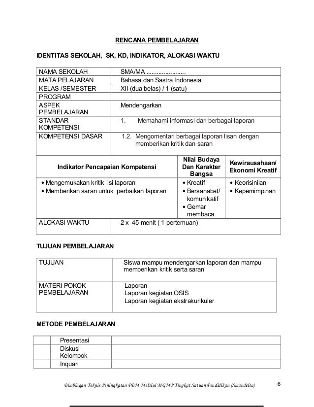 Rpp bahasa-indonesia-kelas-xii-semester-1 smk n 1 patrol