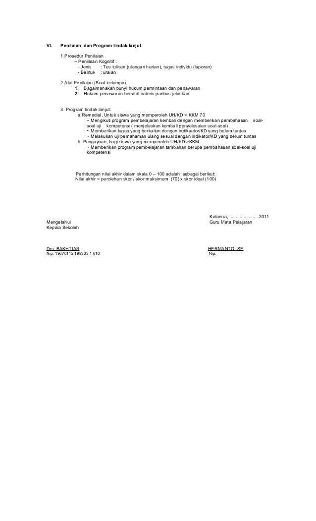 Rpp Ekonomi Berkarakter Sma Kelas X Semester 1 2 Masbied