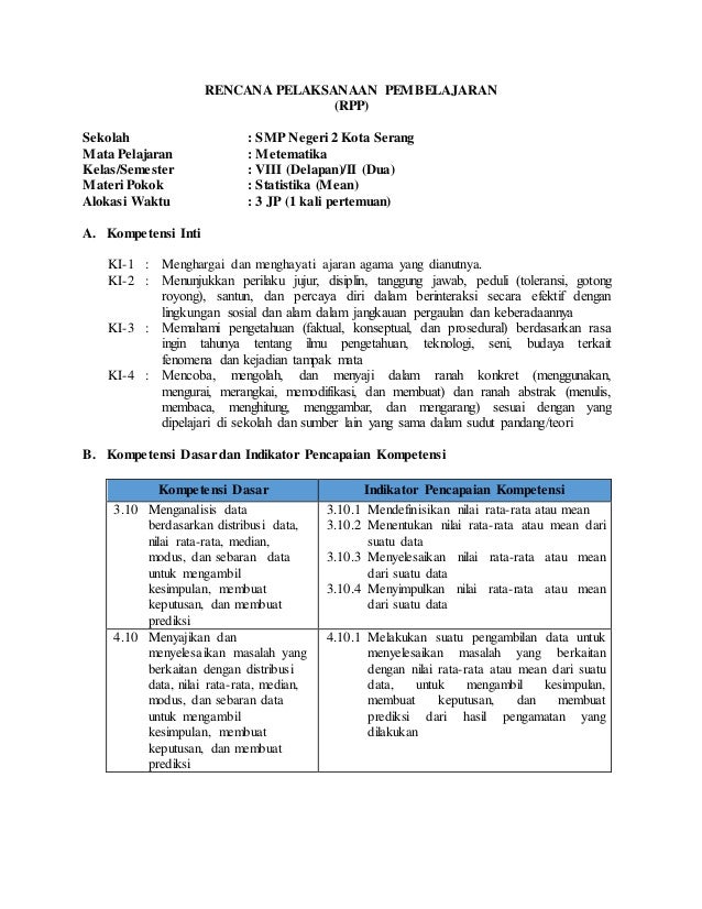 Contoh soal mean median modus kelas 8 smp