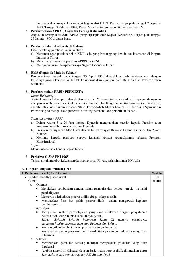 Rpp Sejarah Kelas Xii Wajib