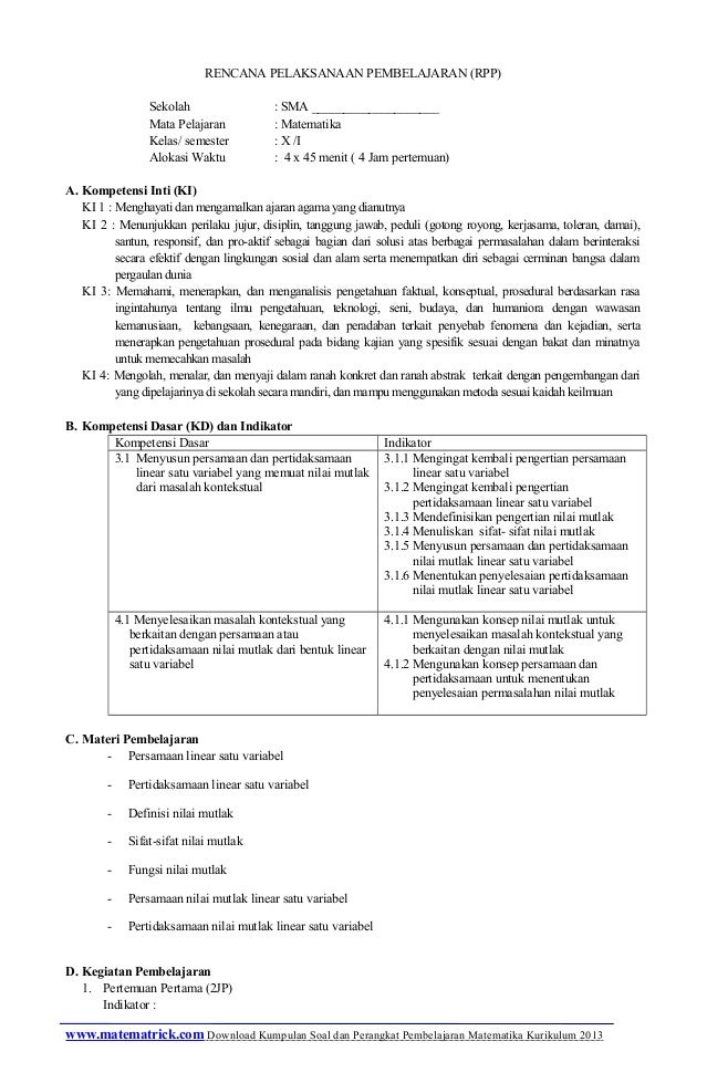 Contoh Soal Pertidaksamaan Linear Satu Variabel Yang ...
