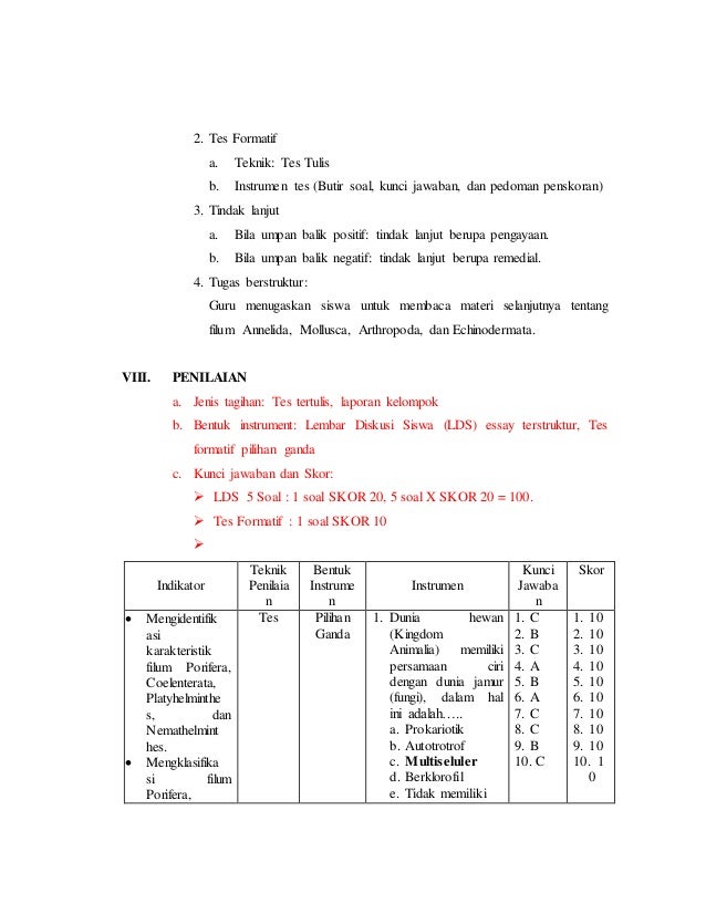 Pedoman penskoran soal essay