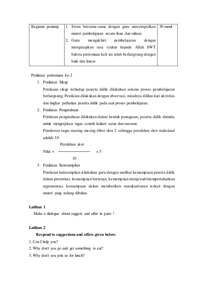 Rpp 2.1 (suggest and offer)