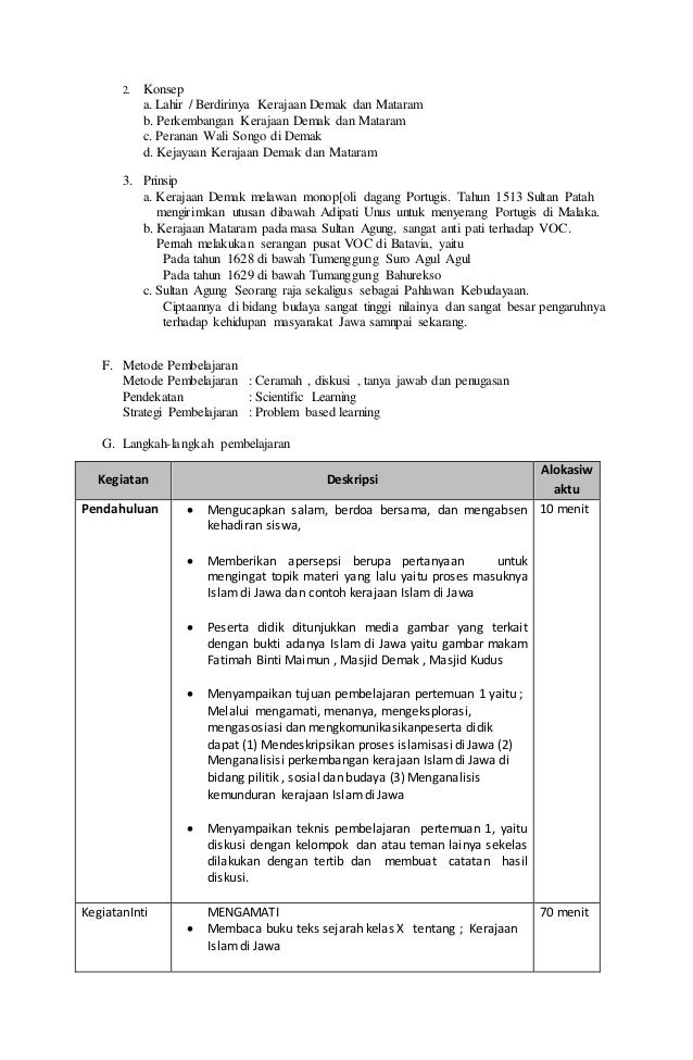 Rpp Sejarah Kelas X 25