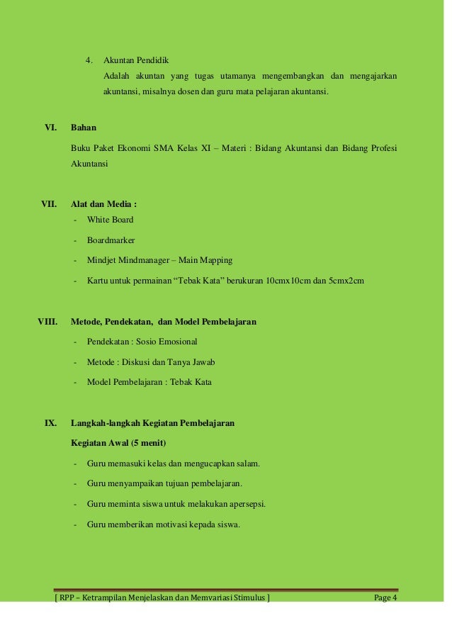 Rpp 3 ketrampilan bertanya & memberi penguatan