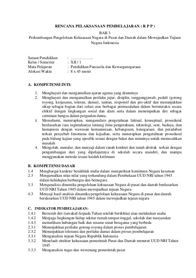 Pengelolaan Kekuasaan Negara Di Pusat Dan Daerah Rasanya