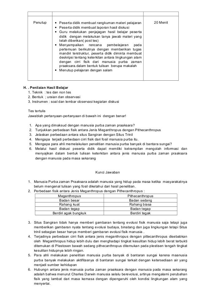 Contoh Soal Zaman Praaksara - Bakti Soal