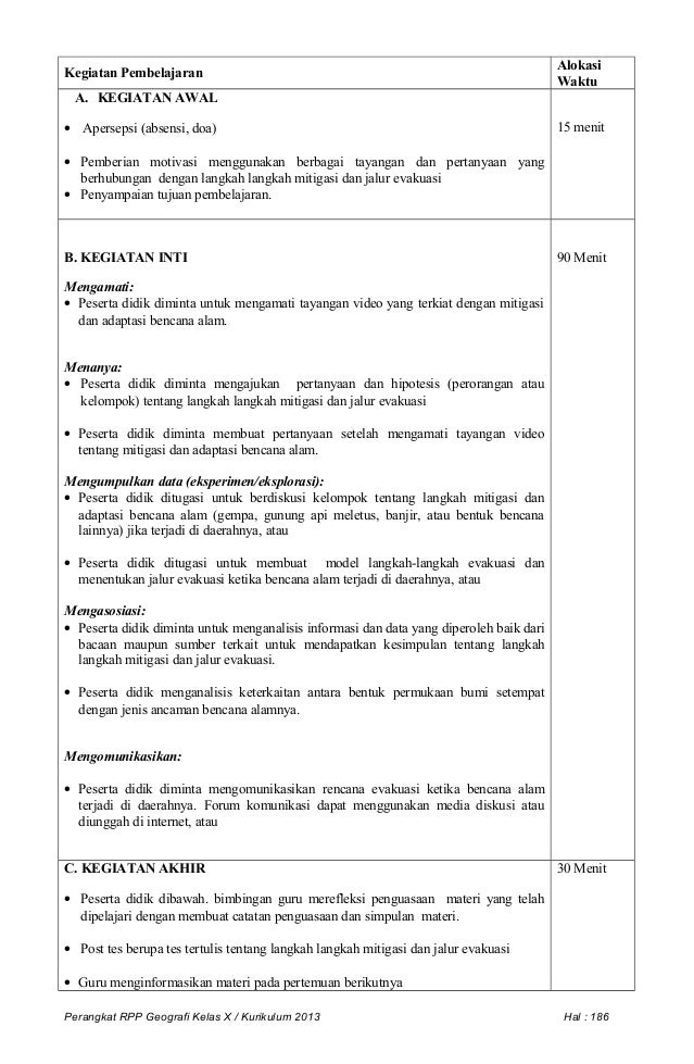 Rpp 7 Geo Mitigasi Bencana