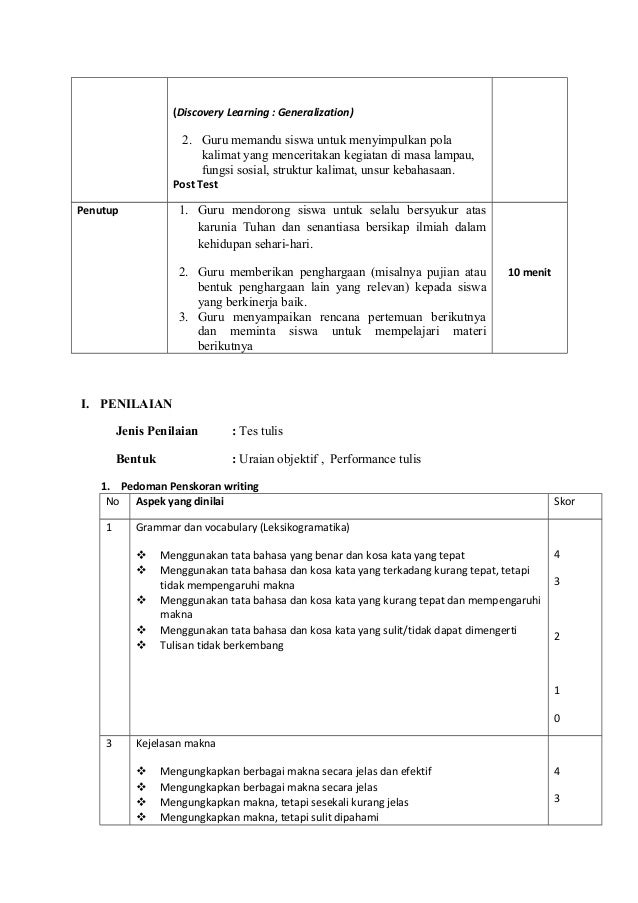 Rpp b. inggris sma smt 2 kelas x Rpp b. inggris sma smt 2 kelas x