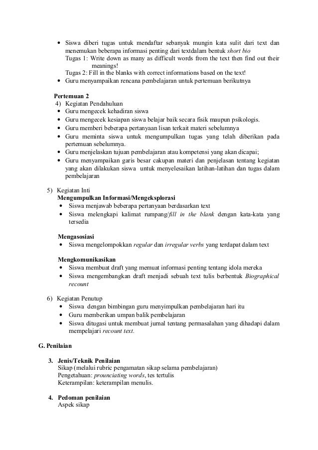 Rpp b. inggris sma smt 2 kelas x