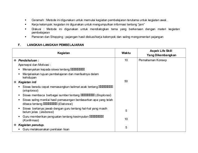 Rpp bahasa arab m ts kelas 8 semester 1