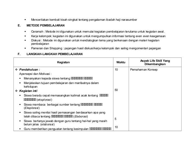 Rpp bahasa arab m ts kelas 9 semester 2