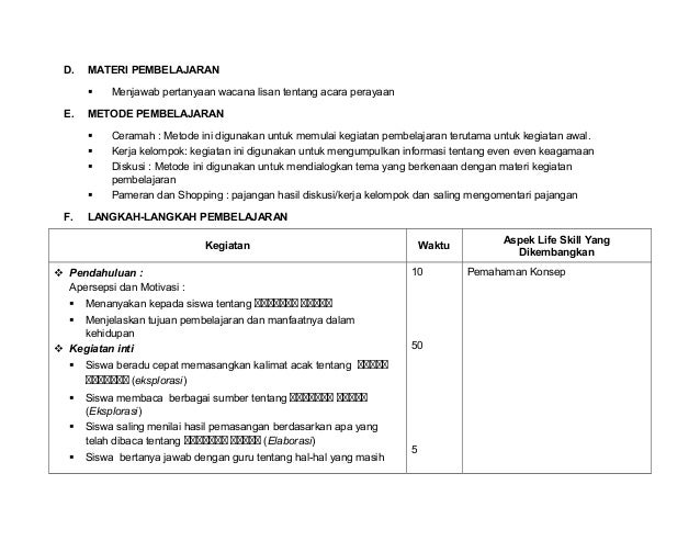 Rpp bahasa arab m ts kelas 9 semester 2