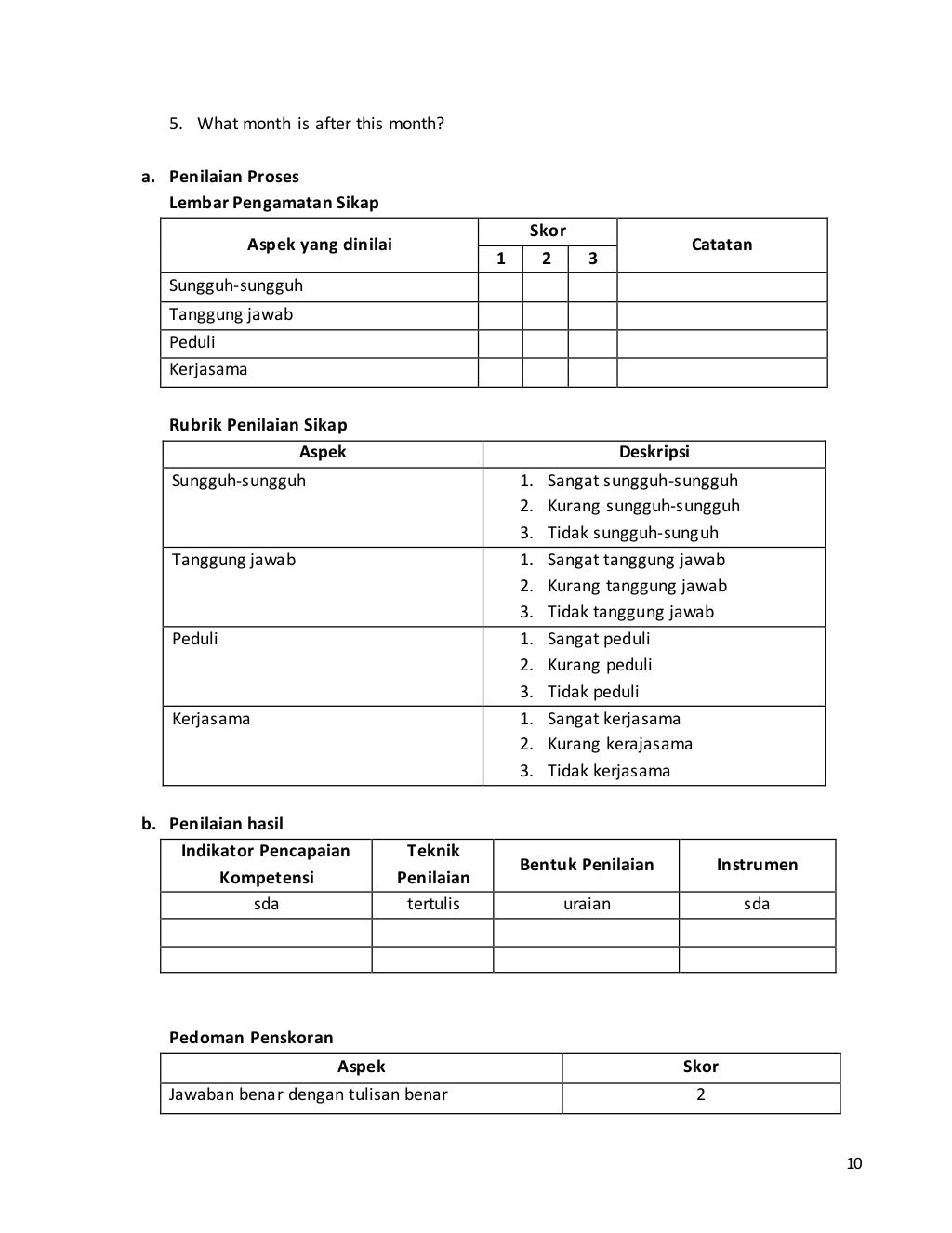 RPP SMP Kelas 7 Kurikulum 2013 Bahasa Inggris It�s my Birthday