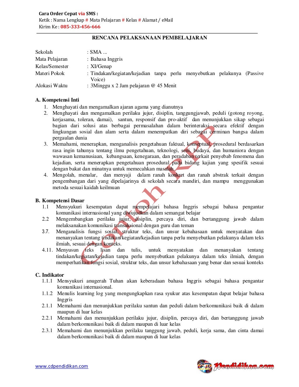 Rpp bahasa inggris wajib kurikulum 2013 kelas xi semester 2 Rpp bahasa inggris wajib kurikulum 2013 kelas xi semester 2