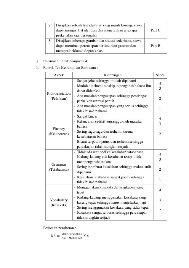Rpp Bahasa Inggris Smp Kelas Vii Introduction