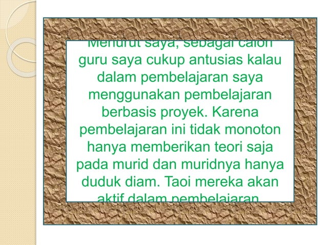 Rpp berbasis proyek | PPTX