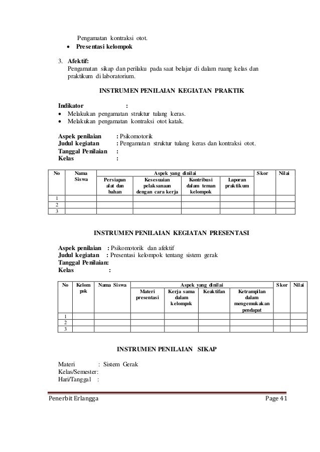 Rpp biologi, kls xi,