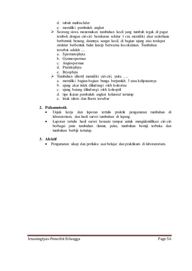 Rpp Biologi Sma Ma Kelas X Jilid 1