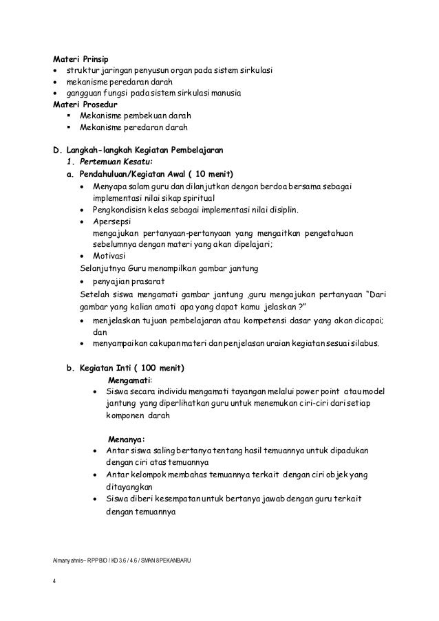 Rpp biologi xi. kd 3.6 ( sistem sirkulasi ) almansyahnis 