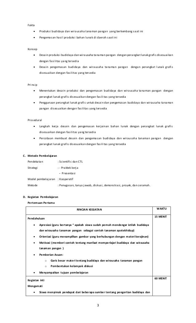 Rpp Budidaya Smt 1 Bab 1 Kelas X Mia Iis