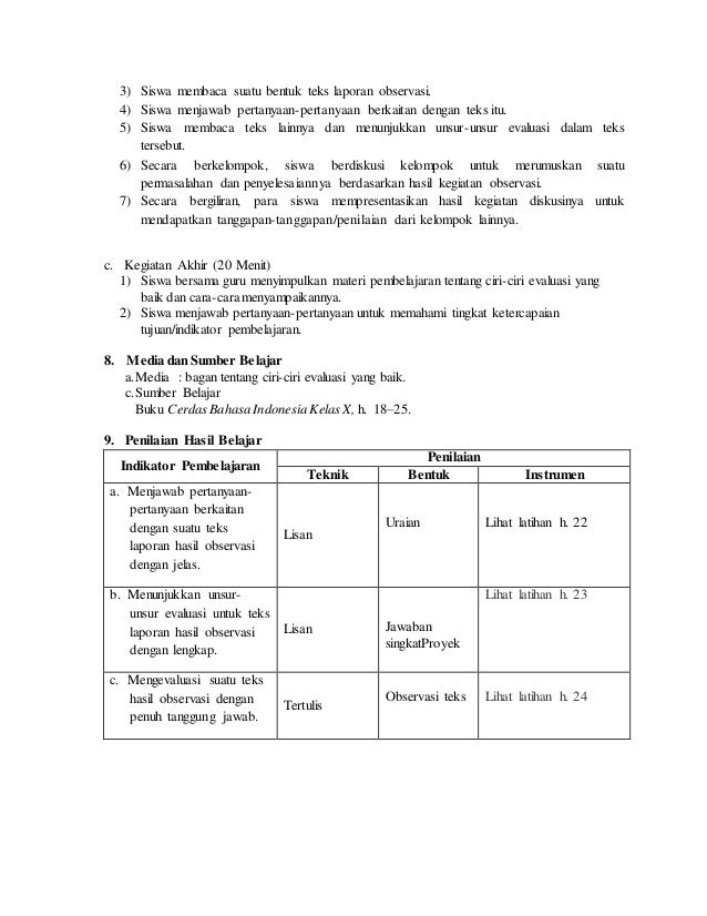 Contoh Isi Laporan Hasil Observasi - JobsDB