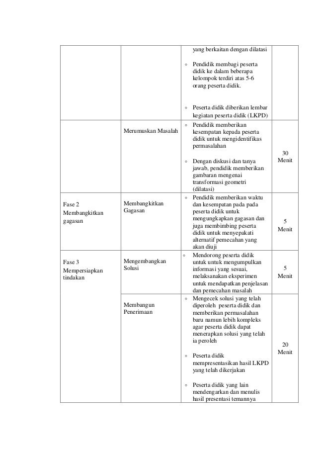 RPP DILATASI KELAS XI K13