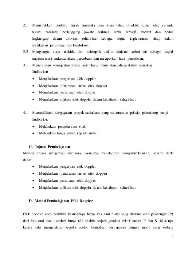 Contoh Soal Efek Doppler